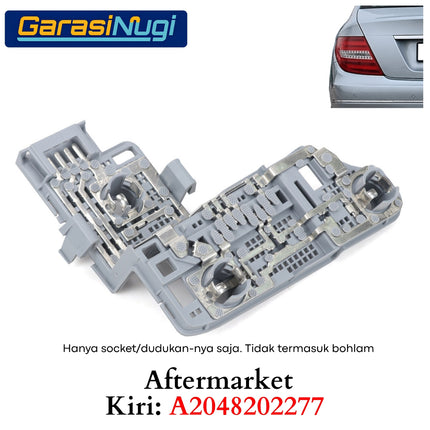 Dudukan Socket Lampu Belakang Mercy W204 Facelift Bulb Holder Rear Lamp C200 C250