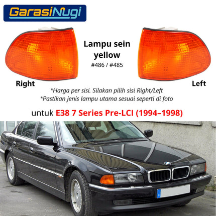 BMW E38 Lampu Sein Kuning Putih Sen Depan Turn Signal 730 1997-2001
