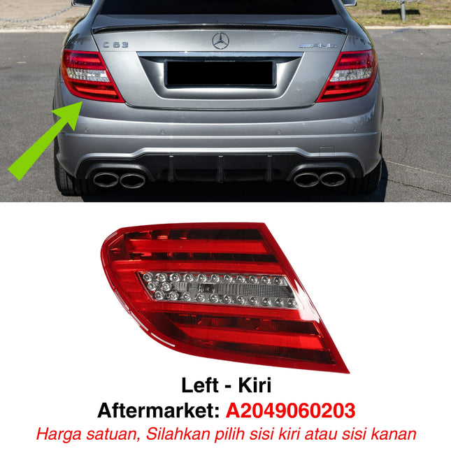 Lampu Belakang Mercedes W204 Facelift Rear Lamp LED Assembly C250 C300 AMG