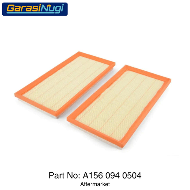 Original Air Filter For Mercedes W204 W211 W212  Engine Intake Saringan Udara Mesin M156 AMG