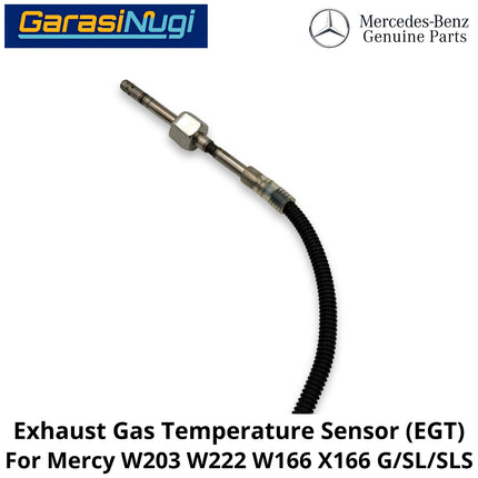 Exhaust Gas Mercy W203 W222 W166 X166 Temperature EGT Sensor Suhu Gas Buang C200 S200 ML GL