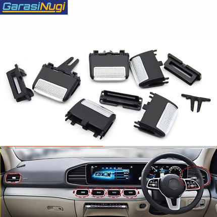 AC Vent Grille Clip For Mercedes W167 X167 Slider Pegangan Klip Pre FL GLE GLS