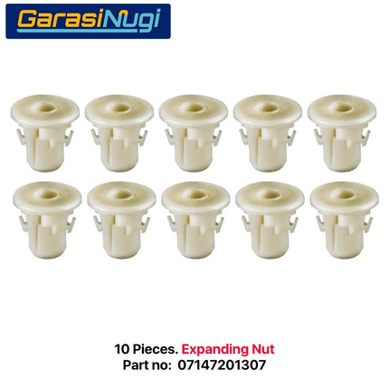 Expanding Nut Universal BMW MINI 07147201307 Grommet Penutup Bemper Bodi