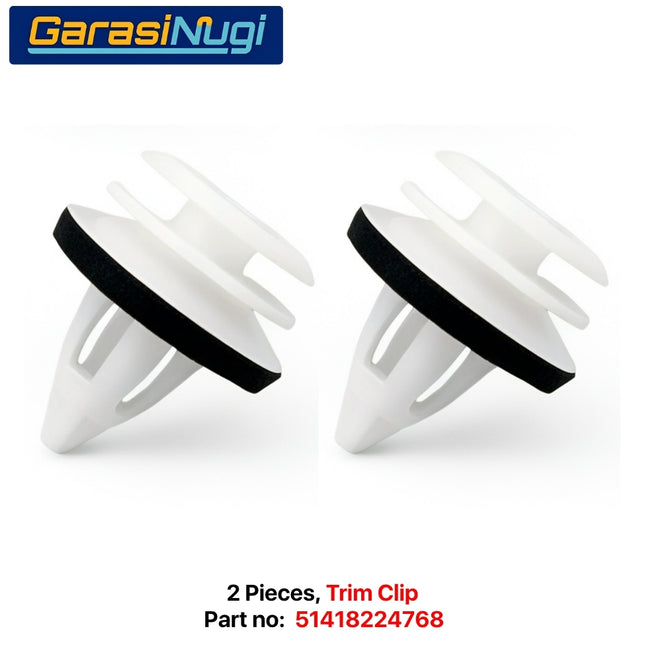 Trim Clip Universal BMW MINI 51418224768 Klip Penahan Panel Interior Pintu Dan Atap