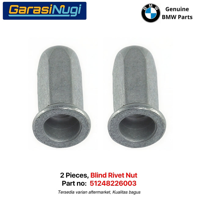 Blind Rivet Nut Universal BMW MINI 51248226003 Mur Pengunci Trim Pintu Bagasi dan Bodi