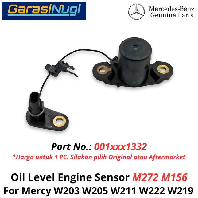 Oil Leveling Mercy W203 W205 W222 W219 Sensor Level Oli Mesin M272 M276 Mercedes C200 CLS