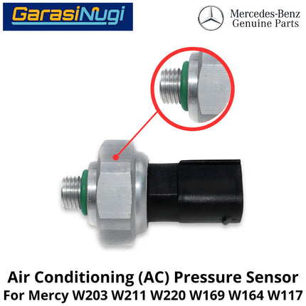 Air Conditioning Mercy W203 W211 W220 W169 Pressure Sensor Detektor Tekanan AC Mercedes A150 C200 E200