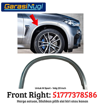 Penutup Lengkungan Roda BMW F15 Wheel Arch Fender Guard Molding X5