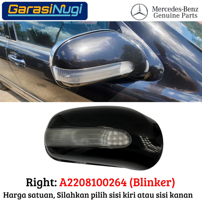Cover Kaca Spion Mercy W220 Mirror Outer Frame Original S-Class 1998-2005