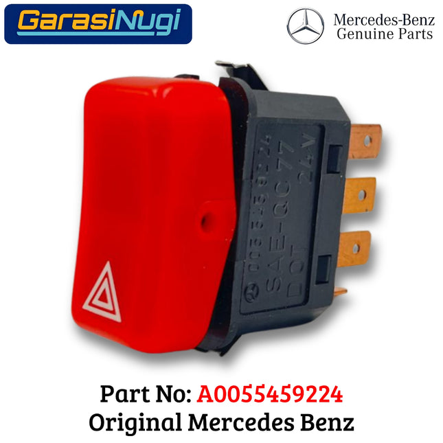 Hazard Light Switch Truck Mercy Axor Actros Atego Saklar Lampu Darurat 8 Pin A0055459224