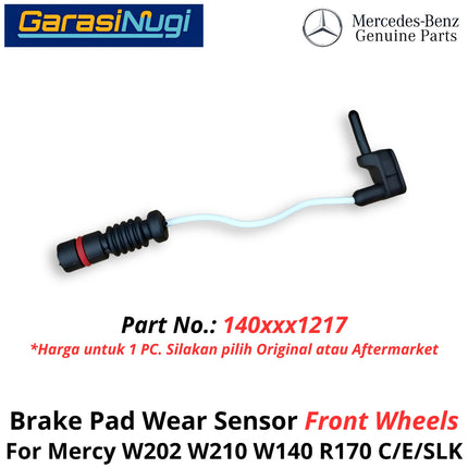 Brake Pad Sensor Mercy W202 W210 W140 R170 Sistem Rem Belakang Original Mercedes C200 E200 SLK