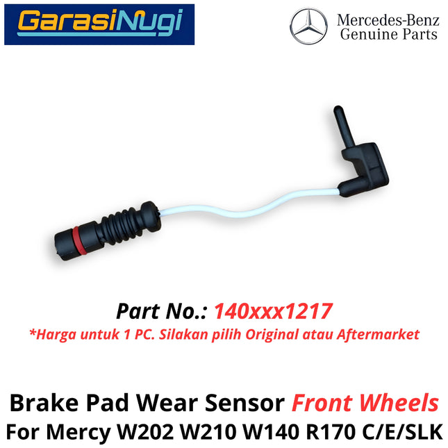 Brake Pad Sensor Mercy W202 W210 W140 R170 Sistem Rem Belakang Original Mercedes C200 E200 SLK