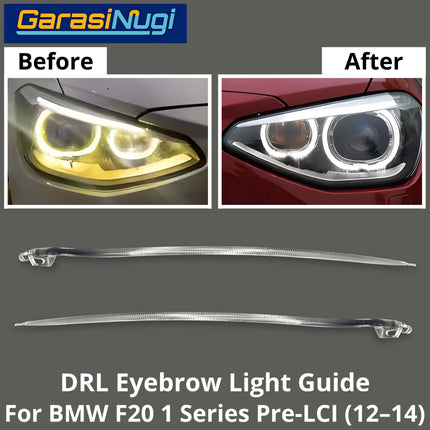 DRL Guide Eyebrow For BMW F20 Pre-LCI LED Light Lampu Alis Sein 118 120