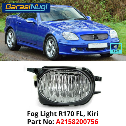 Fog Lights Mercy R170 W210 Lampu Kabut Bumper Depan Mercedes E230 SLK