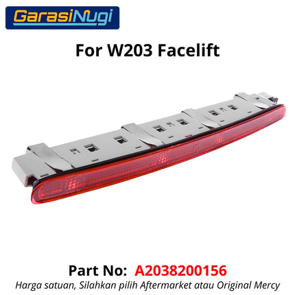 Stop Lamp Pintu Bagasi Mercy W203 High Mounted Third Brake Light For C200 C250