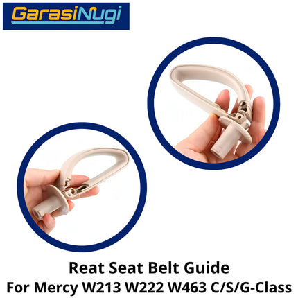 Seat Belt Mercy W213 W222 W463 Guide Assembly Penutup Sabuk Pengaman Belakang E200 S450 G500