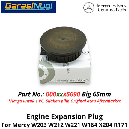 Camshaft Expansion Mercy W203 X204 R171 Plug Penyumbat Ekspansi Mesin Mercedes C200 GLK SLK