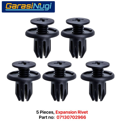 Expansion Rivet Universal BMW MINI 07130702966 Pengunci Panel Bodi Plastik