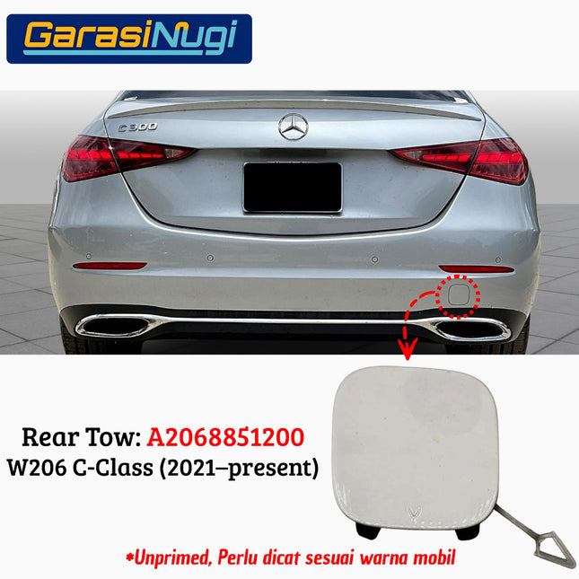 Lubang Towing Bumper Tow Derek Cover Mercy W206 Mercedes C300 C350