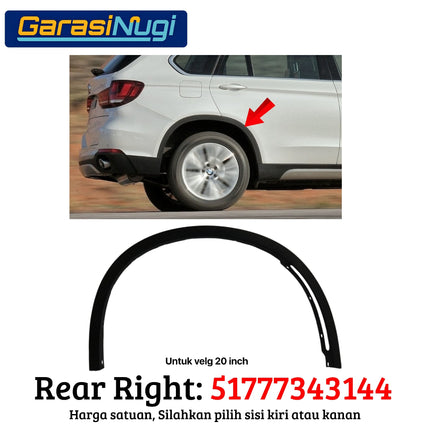 Penutup Lengkungan Roda BMW F15 Wheel Arch Fender Guard Molding X5