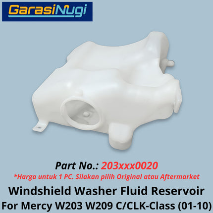 Windshield Wiper Fluid Mercy W203 W209 Reservoir Tank Tanki Air Pencuci Kaca Depan Mercedes C200 CLK