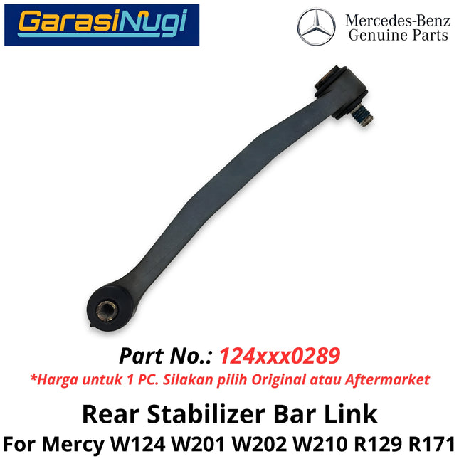 Rear Stabilizer Mercy W124 W201 W210 R129 Linkage Shock Bar Penstabil Roda Belakang Mercedes E200 SL