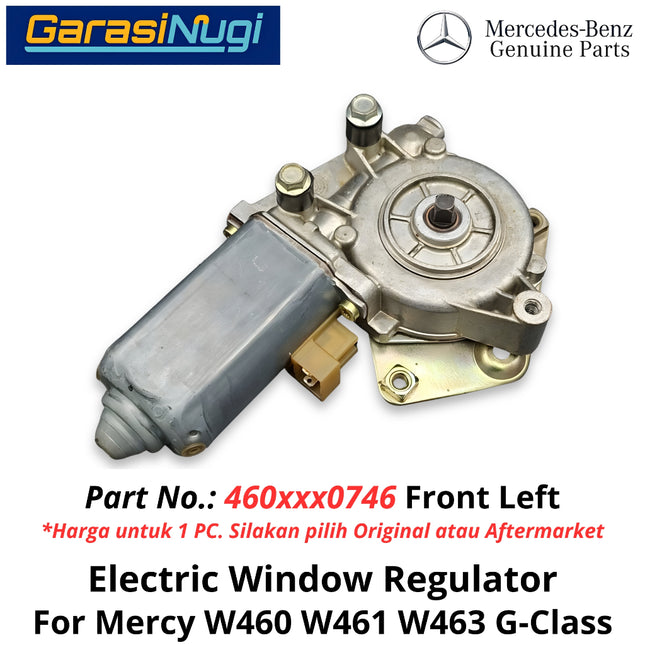 Power Window Mercy W460 W461 W463 Electric Regulator Motor Lifter Drive Dinamo Jendela Pintu Mercedes G500