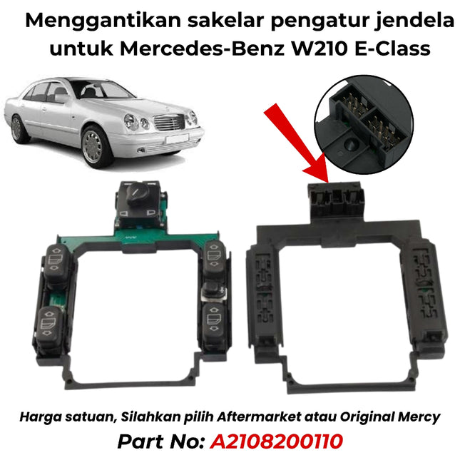 Power Window Control Switch Mercy W210 Sakelar Pengatur Jendela E230 E320
