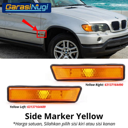BMW E53 E36 Side Marker Lights Lampu Sein Samping Turn Signal X5 320