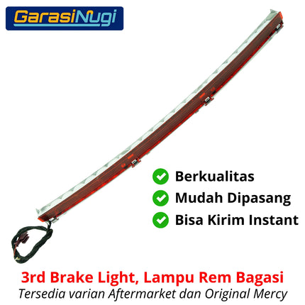 Third Brake Light For Mercy W204 W212 W213 Stop Lamp Ketiga Atas Bagasi High Mounted C250 E63