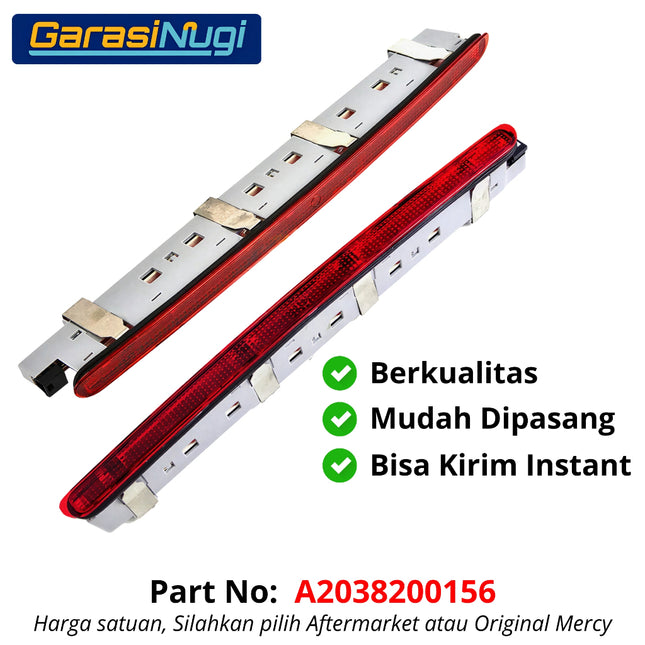 Stop Lamp Pintu Bagasi Mercy W203 High Mounted Third Brake Light For C200 C250