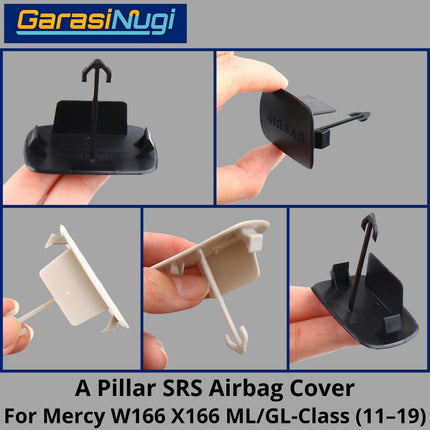 A-Pillar SRS Airbag For Mercy W166 X166 Cover Penutup Kantong Udara Mercedes ML350 GLE400 GL500