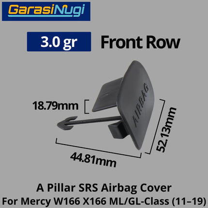 A-Pillar SRS Airbag For Mercy W166 X166 Cover Penutup Kantong Udara Mercedes ML350 GLE400 GL500