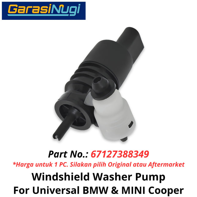 Windshield Washer Universal BMW/MINI Pump Actuator Pompa Cairan Pembersih Kaca Depan