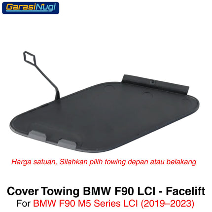 Cover Towing For BMW F90 LCI Bumper Tow Tutup Lubang Derek M5 2019 - 2023