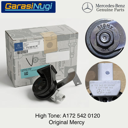 Klakson For Mercy R172 Horn Signal Nada Rendah Nada Tinggi Original SLK