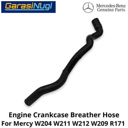 Engine Crankcase Mercy W204 W211 W209 R171 Breather Hose Selang Ventilasi Bak Mesin Mercedes C200 E200 SLK M271