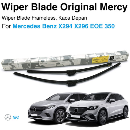 Mercedes X294 X296 Wiper Frameless Kit Original Kaca Depan Front Window EQE EQS 350