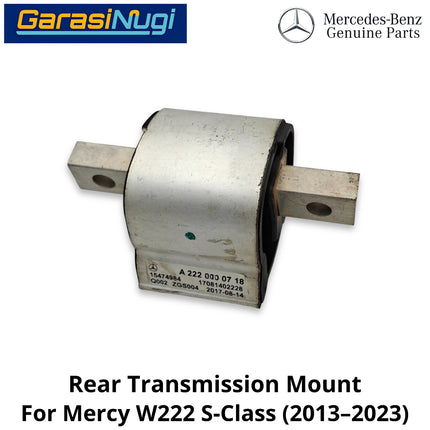 Rear Transmission Mercy W222 Mounting Dudukan Bantalan Transmisi Belakang Mercedes S450 2013-2023