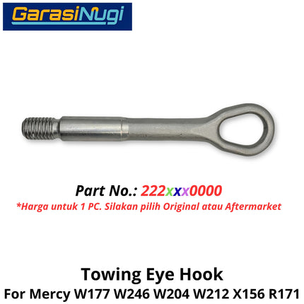 Rear Towing For Mercy W177 W204 W212 X156 R171 Tow Hook Batang Pengait Derek Belakang Mercedes CLS