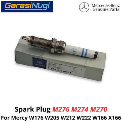 Spark Plug Mercy W205 W212 W222 W166 X166 Busi Mesin Original 0041596903 Mercedes C200 S450 ML GLE