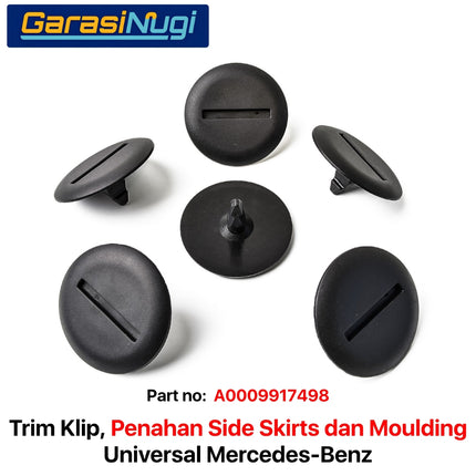 Fastener Clip Universal Mercedes A0009917498 Klip Penahan Side Skirts dan Moulding