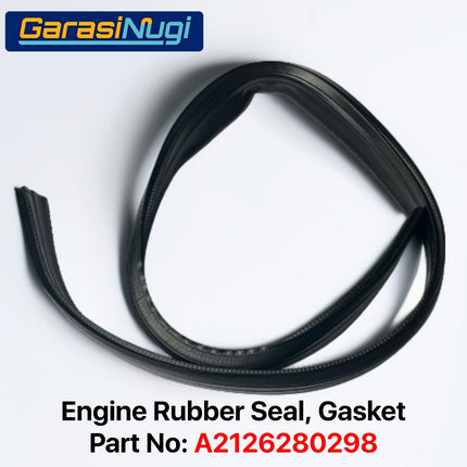 Gasket Rubber Engine Mercy W212 W218 Seal Karet Kap Mesin A2126280298 E200