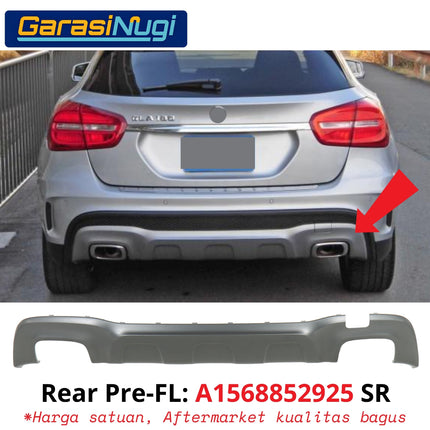 Front Lower Bumper Mercy W156 X156 Penutup Bemper Depan Belakang GLA