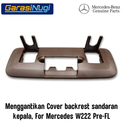 Cover Seat Backrest Mercy W222 Pre-FL Headrest Penutup Sandaran Kepala Kursi Depan S450
