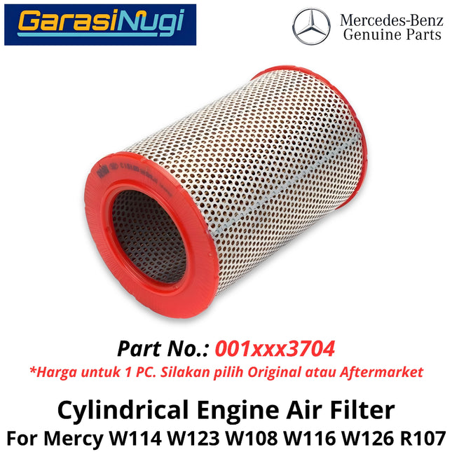 Air Filter Mercy W114 W123 W108 Intake Udara Mesin M110 M100 M130 OM617 0010943704 Mercedes SL