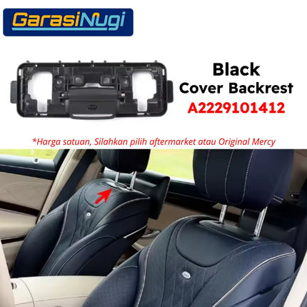Cover Seat Backrest Mercy W222 Pre-FL Headrest Penutup Sandaran Kepala Kursi Depan S450