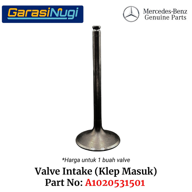 Intake Valve Mercedes W124 W201 W123 Katup Keluar Masuk Mesin M102 Mercy Boxer Tiger 230E