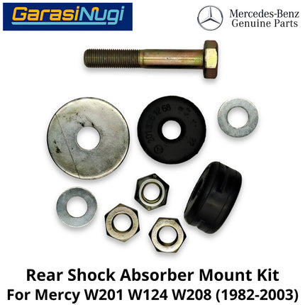 Rear Shock Absorber Mercy W201 W124 W208 Mount Kit Bushing Dudukan Peredam Kejut C200 CLK