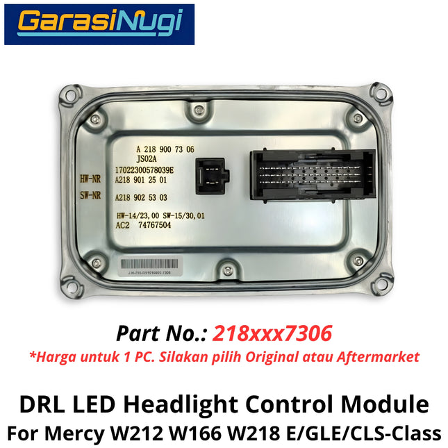 DRL LED Driver Mercy W212 W166 W218 Headlight Control Module Ballast Lampu Mercedes E200 CLS ML